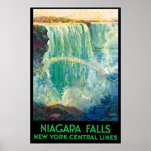 New York Central Line naar Niagara herfsten Poster (Voorkant)