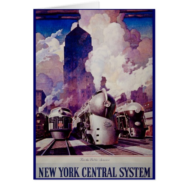 New York Central Line - Vintage Ad (Voorkant)
