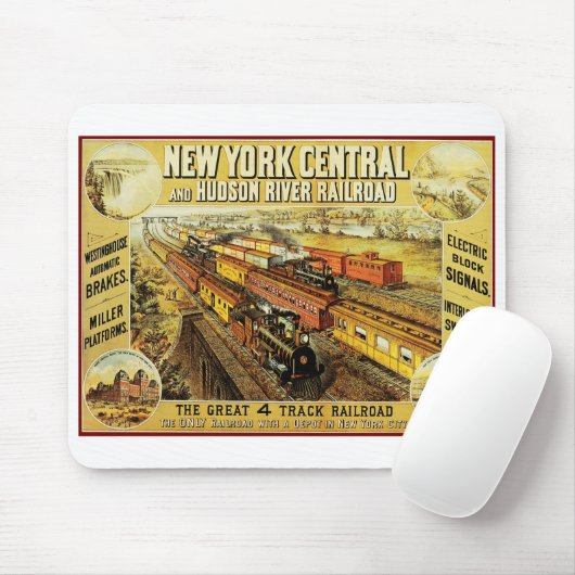 New York Central Muismat (Met muis)