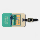 New York Central Park Bank Bagagelabel (Voorkant horizontaal)