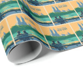 New York Central Park Bank Cadeaupapier (Rol Hoek)