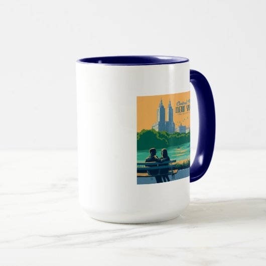 New York Central Park Bank Mok (Voorkant rechts)