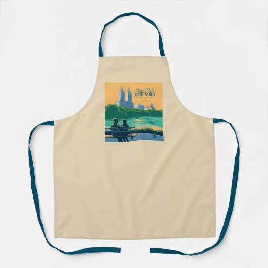 New York Central Park Bank Schort (Voorkant)