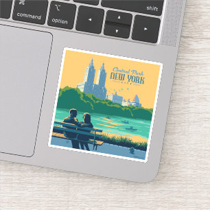 New York Central Park Bank Sticker