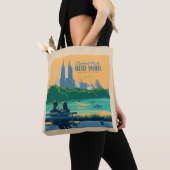 New York Central Park Bank Tote Bag (Dichtbij)