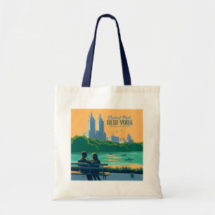 New York Central Park Bank Tote Bag
