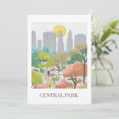 New York, Central Park Wenskaarten Feestdagenkaart (Staand voorkant)
