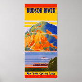 New York Central Railroad, Hudson River Poster (Voorkant)