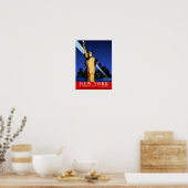 New York Central Railroad Travel Poster voor NYC (Keuken)