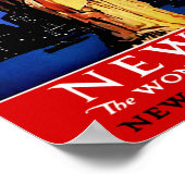 New York Central Railroad Travel Poster voor NYC (Hoek)