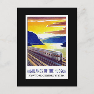 New York Central vintage reisposter ansichtkaart Briefkaart