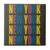 New York Ceramic Tile Tegeltje (Voorkant)