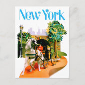 New York, Chariots uit het park Briefkaart (Voorkant)