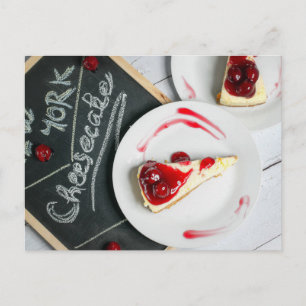 New York cheesecake Briefkaart