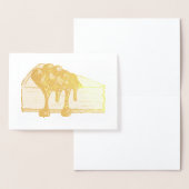 New York Cheesecake Cherry Cheese Cake Slice Food Folie Kaarten (Display)