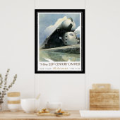 New York-Chicago over 16 uur!!! Poster (Keuken)