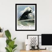 New York-Chicago over 16 uur!!! Poster (Thuiskantoor)