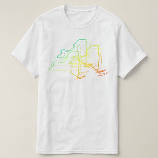 new york chill blur t-shirt (Design voorkant)