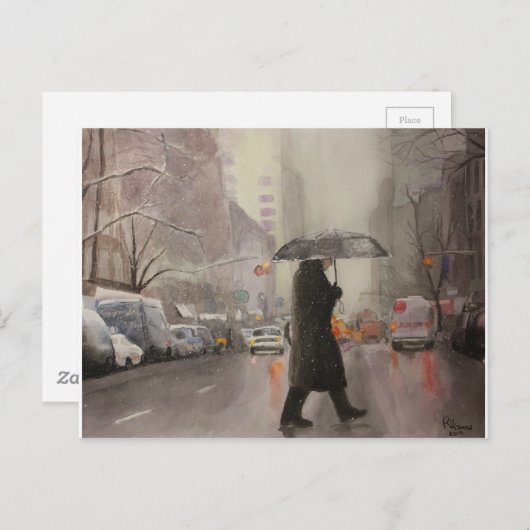 New York Chill Briefkaart (Voorkant / Achterkant)