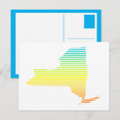 new york chill fade briefkaart (Voorkant / Achterkant)