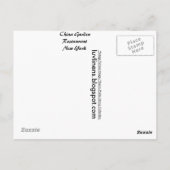 New York, China Garden Restaurant Briefkaart (Achterkant)