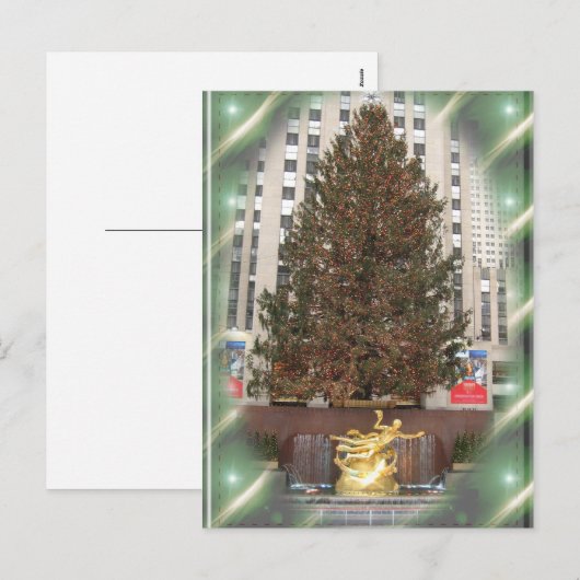 New York Christmas Briefkaart (Voorkant / Achterkant)