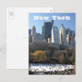 NEW YORK CHRISTMAS FEESTDAGENKAART (Voorkant / Achterkant)