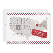 New York Christmas Moving Announcement Holiday