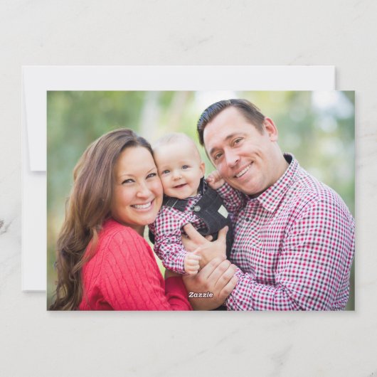 New York Christmas Moving Announcement Holiday Feestdagenkaart (Achterkant)