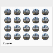 NEW YORK CHRISTMAS RONDE STICKER (Vel)