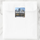 NEW YORK CHRISTMAS VIERKANTE STICKER (Tas)