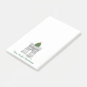New York Christmas Washington Square Arch Tree Post-it® Notes (Schuin)
