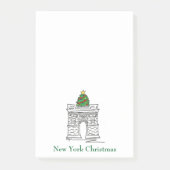 New York Christmas Washington Square Arch Tree Post-it® Notes (Voorkant)