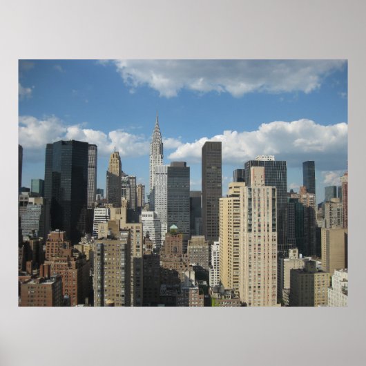 New York Chrysler Building Poster (Voorkant)