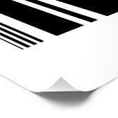 New York City 1625 Barcode Ontwerp Perfect Poster (Hoek)