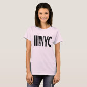 New York City - 1625 Flowy Circle Top. T-shirt (Voorkant volledig)