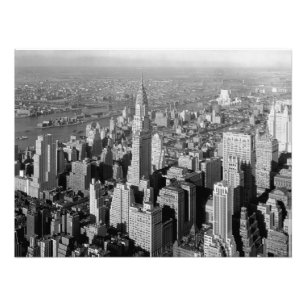 New York City, 1932 FOTO PRINT Foto Afdruk