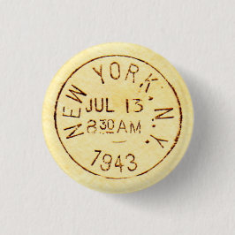 New York City 1943 Ronde Button 3,2 Cm