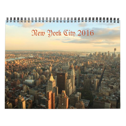 New York City 2016 fotokalender Kalender (Hoes)
