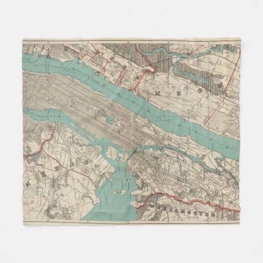 New York City 2 Fleece Deken (Voorkant (Horizontaal))