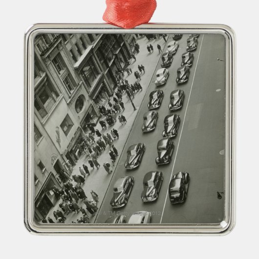 New York City 2 Metalen Ornament (Voorkant)