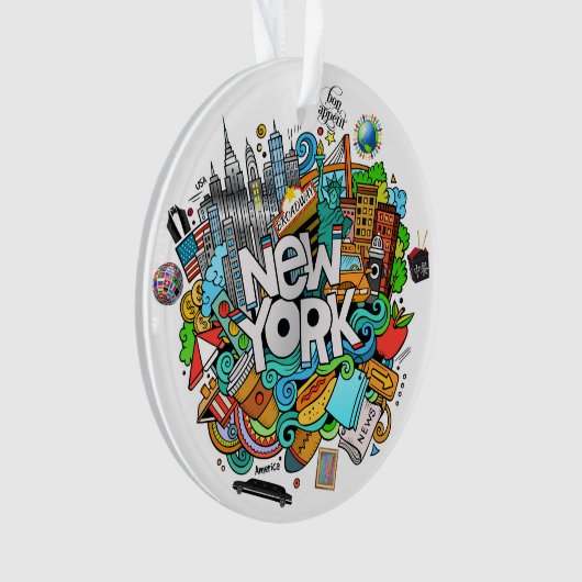 NEW YORK City 2 Ornament (voorkant)