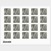 New York City 2 Vierkante Sticker (Vel)