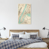 New York City 4 Canvas Afdruk (Insitu (Slaapkamer))
