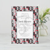 New York City 50th Birthday Party Manhattan Chic Kaart (Staand voorkant)