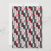 New York City 50th Birthday Party Manhattan Chic Kaart (Achterkant)