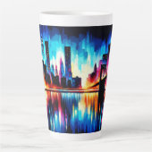 New York City Abstract 1103 Latte Mok (Voorkant)