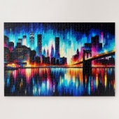 New York City Abstract 1103 Legpuzzel (Horizontaal)