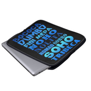 New York City Acronyms Laptop Hoesje Sleeve