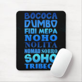 New York City Acronyms Muismat (Met muis)